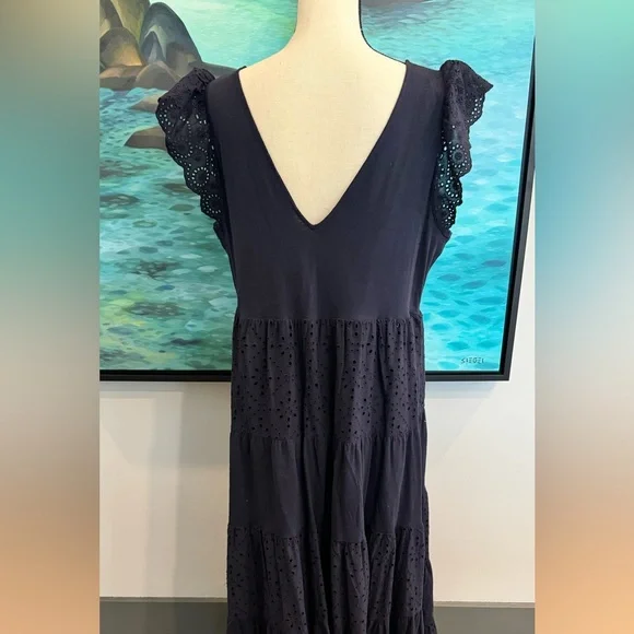 Boden Maxi Eyelet Tiered Maxi Dress - Picture 3 of 8